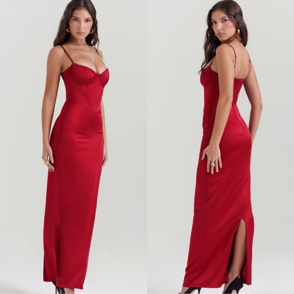 House of CB Red Maxi Dress